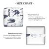 Square Leather Tissue Box Cover, Modern Hockey Sports Print view 4
