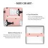 Square PVC Leather Tissue Box Cover with Cute Alpaca Witch Print view 4