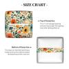 Square Leather Tissue Box Cover with Colorful Floral Pattern view 4