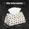 Leather Tissue Box Cover with Cute Black Ant Pattern view 2