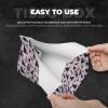 Leather Tissue Box Cover with Halloween Black Cat Print view 3