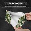 Leather Tissue Box Cover - Bright Calla White Print view 3