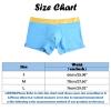 Men's Cotton Boxer Shorts, Stretch Trunks with Fly view 3