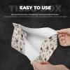 Leather Tissue Box Cover with Cute Dog Soccer Print view 3