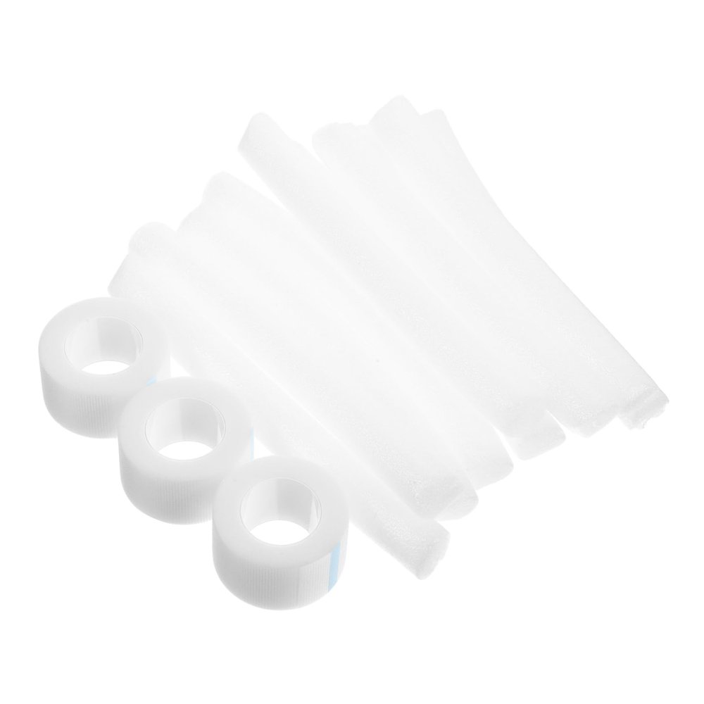 Gatuida Dog Ear Supports and Puppy Ear Posts, White, 10 Pieces with Adhesive Tape