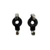 Equine Smile ES3026 Stainless Steel Chin Chain Hooks, Rubber Chin Chain Hook view 1