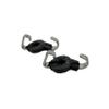 Equine Smile ES3026 Stainless Steel Chin Chain Hooks, Rubber Chin Chain Hook view 2