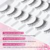 D Curl 3D Natural False Eyelashes view 2