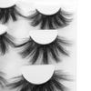 25 mm Dramatic 6D False Eyelashes, Fluffy Volume, Thick Crossed Lashes view 2