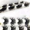25 mm Dramatic 6D False Eyelashes, Fluffy Volume, Thick Crossed Lashes view 3