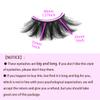 25 mm Dramatic 6D False Eyelashes, Fluffy Volume, Thick Crossed Lashes view 4