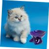 Elevated Ceramic Cat Bowl, Non-Slip and Stable, Blue view 3