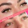 False Eyelashes, Manga Anime Style, Thick 8D Faux Mink, Natural Look, 16 mm, Spiky, Full Strips, Doll Lashes, 10 Pairs view 2