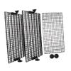 Toyvian PVC Aquarium Divider, 3 Pieces with 10 Suction Cups view 1