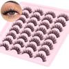 14 Pairs of Short False Eyelashes with a Natural Look and Thick Volume view 1