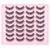 14 Pairs of Short False Eyelashes with a Natural Look and Thick Volume view 2