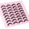 14 Pairs of Short False Eyelashes with a Natural Look and Thick Volume view 3