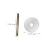 ibasenice 12-Piece M5 x 50 mm Stainless Steel Double-Ended Perch Mounting Screws with Wing Nuts view 2