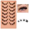 Natural Cluster Lashes, D Curl, DIY Lash Extensions, Multipack view 2