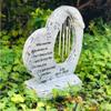 Pet Memorial Stone with Wind Chime, Halloween Gift Idea, Resin view 4