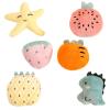 Huvqianu Hedgehog Treats and Toys - 6X Plush Chew Variety Pack view 1