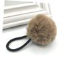 Fuzzy Fabric Ball Hair Ties, 12 Pieces, for Girls view 2