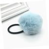 Fuzzy Fabric Ball Hair Ties, 12 Pieces, for Girls view 4