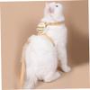 Adjustable Anti-Escape Cat Harness and Leash with Bee Decoration view 2