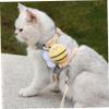 Adjustable Anti-Escape Cat Harness and Leash with Bee Decoration view 4
