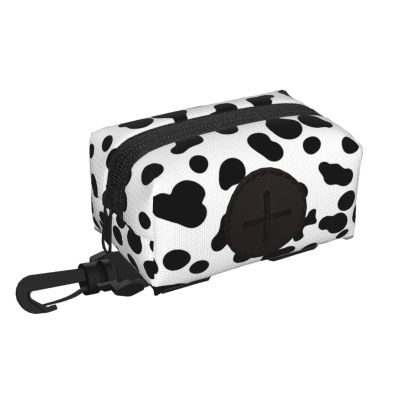 Dalmatian Dog Pattern or Cowhide Texture Dog Waste Bag Holder