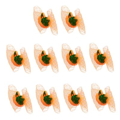Abaodam Halloween Dog Bows, Elastic Pet Hair Accessories, 10-Piece Set