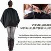 Unisex Professional Haircut Cape, Gray, 50 Inches, Adjustable Neckline view 3