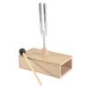 AWAOVV 432 Hz Silver Tuning Fork with Resonance Box view 1