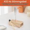 AWAOVV 432 Hz Silver Tuning Fork with Resonance Box view 4