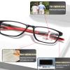 Photochromic Progressive Multifocal Reading Sunglasses, Transparent/Gray, 1.5x view 3