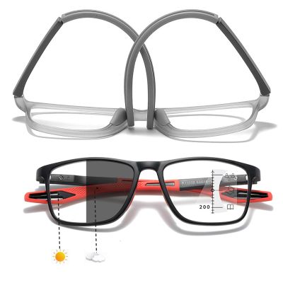 Generic Self-Tinting Progressive Reading Glasses with Blue Light Filter
