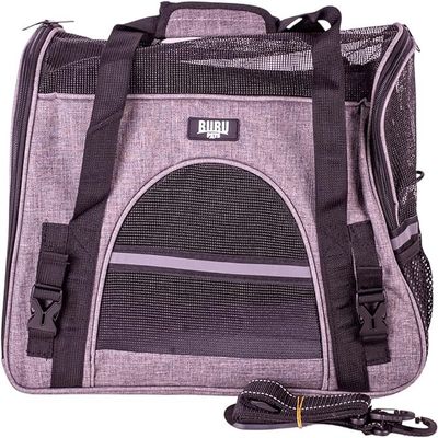 Quibropets Bubupets Pet Carrier for Dogs and Cats, 43 x 25 x 33 cm, Up to 8 kg, Gray