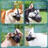 Dog Muzzle, Soft Mesh Muzzle for Small, Medium, and Large Dogs, Adjustable Puppy Muzzles to Prevent Biting, Licking, and Chewing (XS) view 3