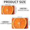 Orange Slice Pet Feeding Mat for Food and Water Bowls, Non-Slip, Absorbent, 40 x 60 cm view 2
