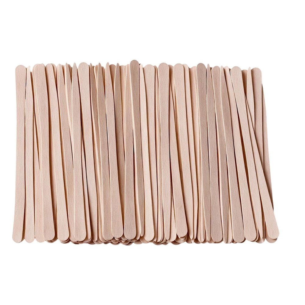200 Wooden Waxing Spatulas, 8.8 x 0.5 cm