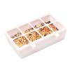 Bird Feeder for Cages, 8-Compartment Leak-Proof Design view 1