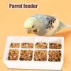 Bird Feeder for Cages, 8-Compartment Leak-Proof Design view 2