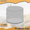 1-Piece Round Bale Hay Net for Horses, 5 x 5 ft Hay Feeder, Fits 6 x 6.5 x 5 ft, 6 x 5 ft & 4 x 4 ft Bales view 2