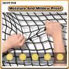 1-Piece Round Bale Hay Net for Horses, 5 x 5 ft Hay Feeder, Fits 6 x 6.5 x 5 ft, 6 x 5 ft & 4 x 4 ft Bales view 4