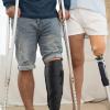 Black Stretchable Catheter Leg Bag Holder, Size M view 4
