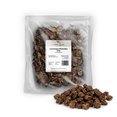 LuckyChef Mini Lamb Lung Bites 250g