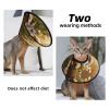 Two Hedgehog Dog Cone Collar, Protective Recovery Collar for Dogs and Cats view 2
