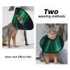 Green Line Pet Cone Collar for Dogs and Cats view 2