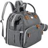 Diaper Backpack with Changing Mat and Fold-Out Lay-Flat Surface view 1