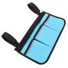 Wheelchair Armrest Bag for Wheelchairs and Strollers, Blue view 1